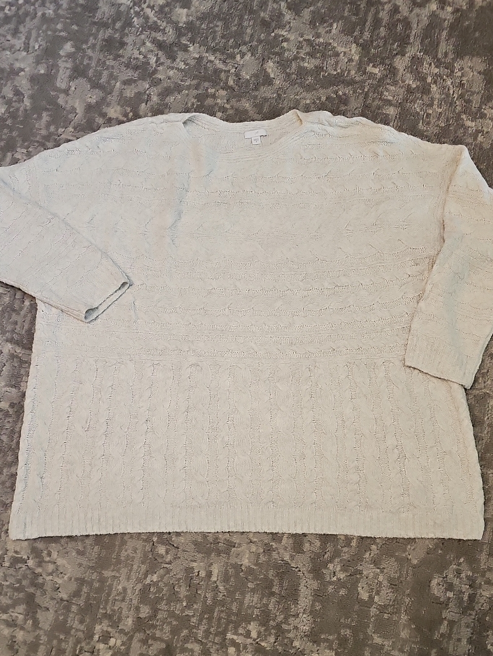 Womens Cable Knit Sweater J.Jill Size 3x